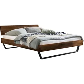 Hasena Massivholzbett Asti 140 x 200 cm Holz Nussbaum