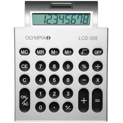 OLYMPIA Taschenrechner LCD-308 silber