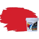 RyFo Colors Silikonharz Fassadenfarbe Lotuseffekt Trend Feuerrot 1l - bunte Fassadenfarbe, weitere Rot Farbtöne und Größen erhältlich, Deckkraft Klasse 1