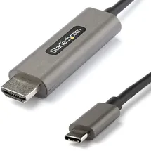 Startech USB-C auf HDMI Kabel 4 m Schwarz/Silber