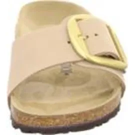 Birkenstock Madrid Big Buckle Pantolette Beige in Gr. 39 - 39