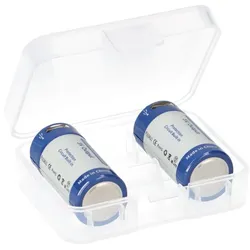 2x Keeppower RCR123A 860mAh protected 1.5A USB 3V Li-Ion