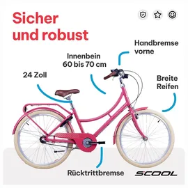 coolmobility gmbh chiX classic 24 Zoll rosa/beige