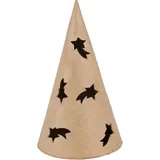 Décopatch Pappmaché, Kerzenhalter, Sternschnuppen 20x20x50cm Kartonbraun, NO068C