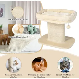 Costway Kratzbaum 50 cm beige