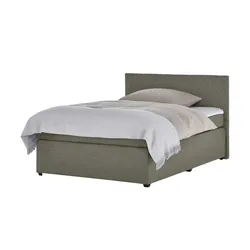 Boxspringbett   ¦ grau ¦ Maße (cm): B: 147 H: 104
