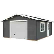Palmako Garage 514 x 598 cm grau mit Sektionaltor