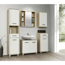 Forte Unterschrank 40,2 x 90,8 x 34,8 cm Weiß