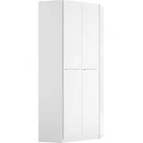 Priess Drehtürenschrank Barcelona 78 x 193 x 78 cm weiß