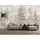 WallArena Fototapete Wald in Beige - Gr.: 300 x 210 cm