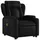 vidaXL Massagesessel mit Aufstehhilfe Kunstleder 149,5 x 78 x 0 cm Schwarz elektrisch