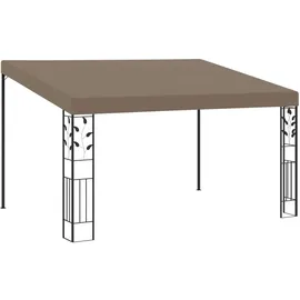 vidaXL Wand-Pavillon 3 x 4 m Taupe