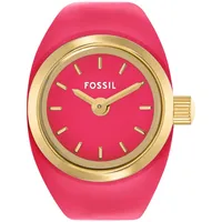 Fossil »WATCH RING«, Armbanduhr, Damenuhr, Edelstahlarmband, analog