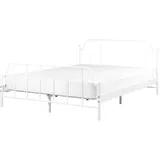 Beliani Mauressac 140 x 200 cm Weiß
