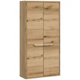 xonox.home Badezimmer Zeno Midischrank Schrank in Evoke Eiche Nb.ca.64x132x32 cm