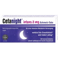 Cefak Cefanight intens 2 mg Schmelz-Tabs