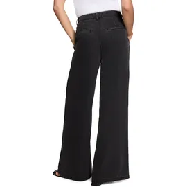 Zero Stoffhose mit weitem Bein Schwarz 40