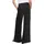 Zero Stoffhose mit weitem Bein Schwarz 40