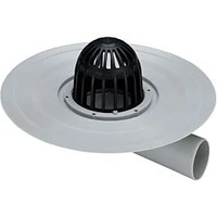 Viega Advantix Balkon-/Terrassenablauf 289386 DN 70, Kunststoff grau, Ablauf