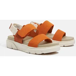 Sandale TIMBERLAND "GREYFIELD SANDAL BACKSTRAP SANDAL", Gr. 42, md org suede, Leder, sportlich, Schuhe