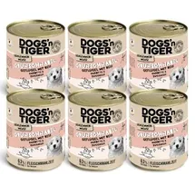 Dogs'n Tiger Junior Hundefutter Grünschnabel 6 x 800 g
