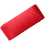 Folpus 25 Meter Crinoline Band für kreative DIY-Projekte - Flexibles Verstärkungsband für Abendkleider, Röcke und mehr, Rot