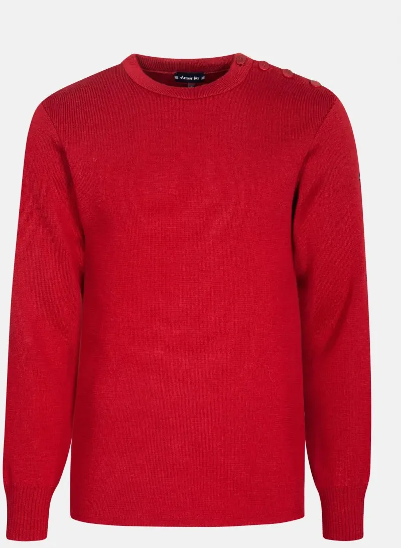 Armor Lux Pullover Herren Rot - Fouesnant