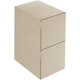 Keuco Edition 11 Art Sideboard 2 Frontauszüge, Innenbeleuchtung, Keramik, sahara