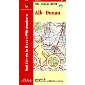 K&S Druckbunt Verlag LGL BW 75 000 Rad Alb-Donau