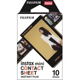 Fujifilm Instax Mini Contact Sheet Sofortbildfilm Color