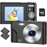Fotoapparat Fotografie Digital Kompakt 48MP HD Zoom 16X Erwachsene und Kinder