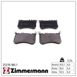 ZIMMERMANN Bremsbelagsatz, Scheibenbremse