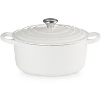 Le Creuset Signature Bräter 22 cm rund weiß