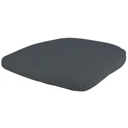Stuhlkissen Grau 46x8x51 cm - Abnehmbarer Polyester Bezug - Optimaler Sitzkomfort für Garten & Wohnzimmer - Hygienisch & Langlebig