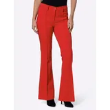 Heine Bauchweg-Hose normal rot 50
