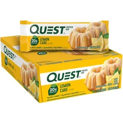 Quest Nutrition Quest Bars (12x60g) Lemon Cake EINHEITSFARBE 12 x 60 g