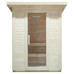 Home Deluxe GmbH HOME DELUXE - Outdoor Saunahaus TALO M - für 3 Personen, Holz: Fichtenholz - inkl. Saunaofen und Saunazubehör I Gartensauna, Außensauna, Sauna