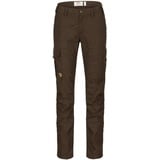 Fjällräven KARLA PRO TROUSERS W Damen - Trekkinghose - braun|oliv-dunkelgrün