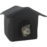 Katzenhaus Outdoor - Warmes und Isoliertes Katzenhaus | Katzen Hunde Haus | Streunende Katzen Unterstände | Tierheim Wasserdicht Warm | Katzenhaus für Outdoor, Katzen und Winter