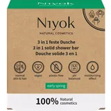 Niyok 3in1 Feste Dusche Körper + Haare + Gesicht 80 g
