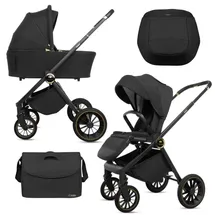 Babylux Kinderwagen 2in1 Schwarz