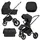 Babylux Kinderwagen 2in1 Schwarz