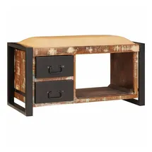 vidaXL Sitzbank Mehrfarbig 80 x 35 x 40 cm