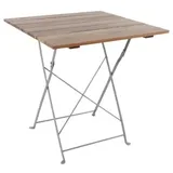 Lex Biergarten Tisch Gartentisch Klapptisch 70 x 70 cm