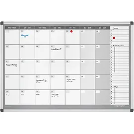 Magnetoplan Monatsplaner 90 x 60 cm Weiß