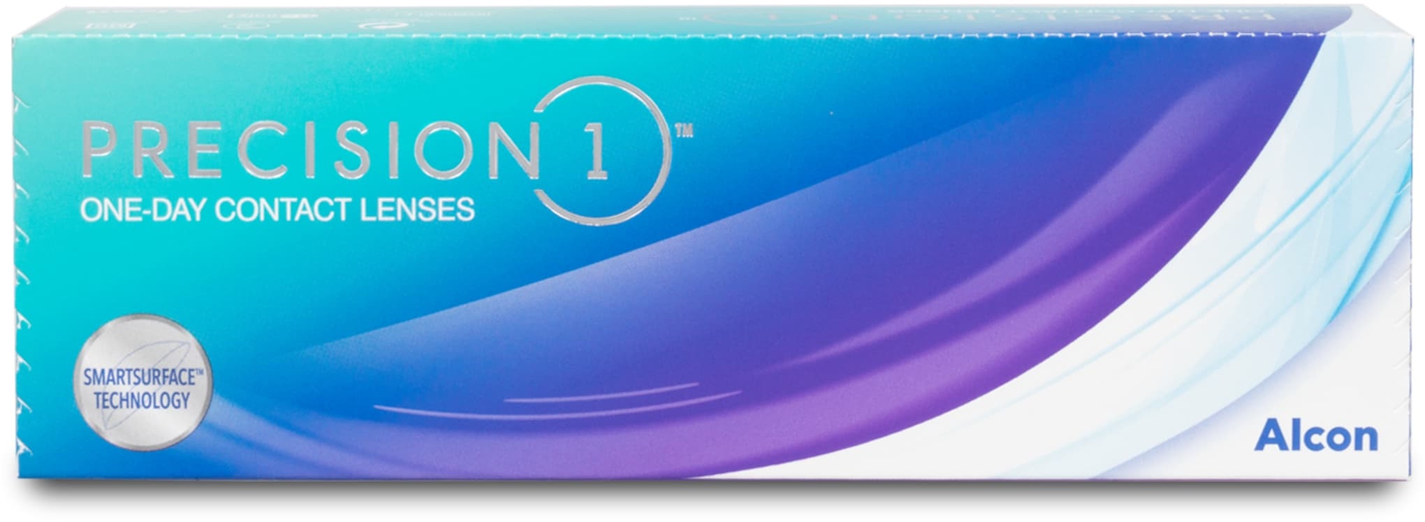 Alcon Precision 1 (30er Packung) Tageslinsen (-0.75 dpt & BC 8.3) mit UV-Schutz
