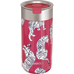 Quokka Boost Tigers Thermobecher 400 ml mit Brüheinsatz
