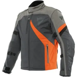 Dainese Ranch Tex Textiljacke Schwarz/Grau/Orange 52