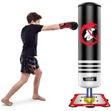 Dripex Boxsack Kinder Freistehender Standboxsack Boxpartner Boxing Trainer Punching Bag