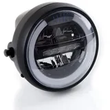 PUIG LED-Scheinwerfer Lumen für Motorrad Neoretro-Stil Schwarz